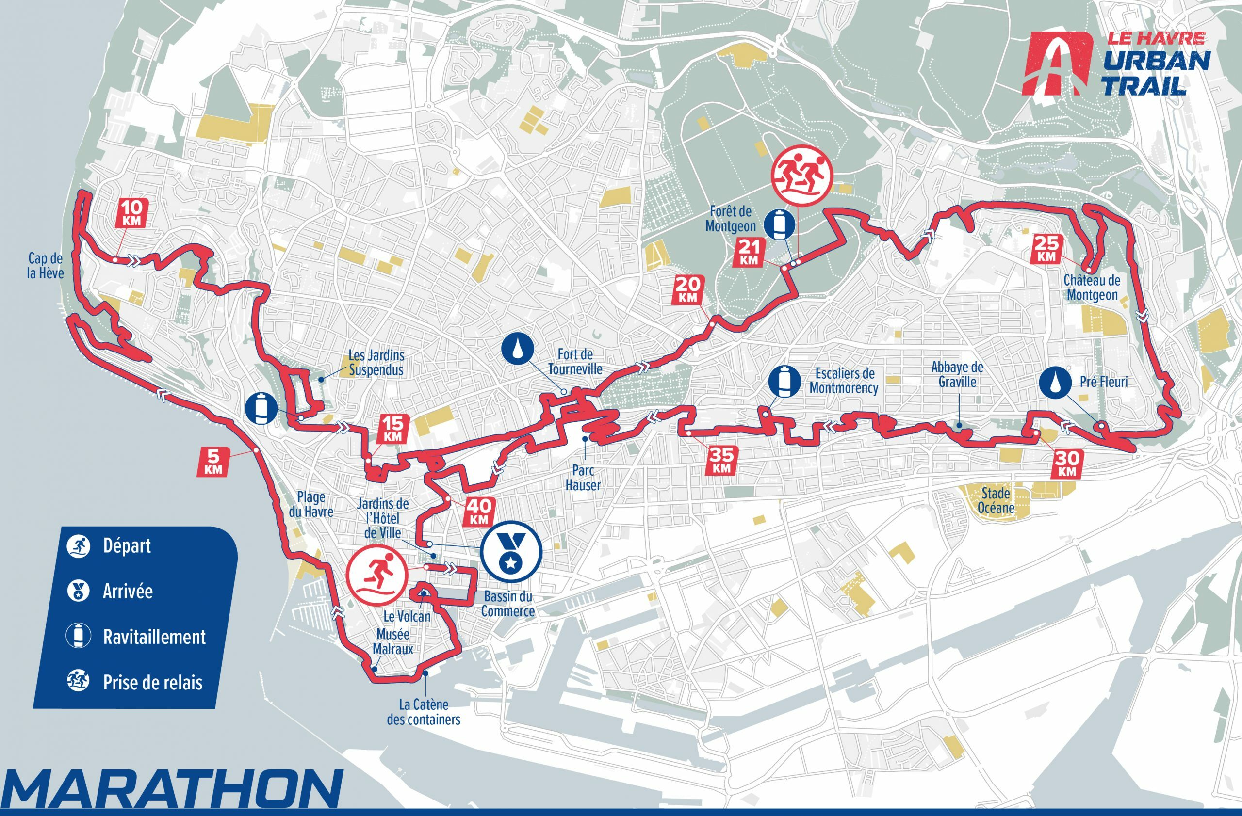 Marathon 42km Le Havre Urban Trail LHUT